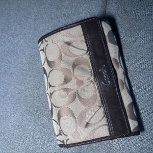 Vintage Coach Brown and Tan Wallet